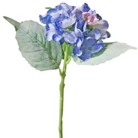 13" Blue Hydrangea Spray PL136 Blue