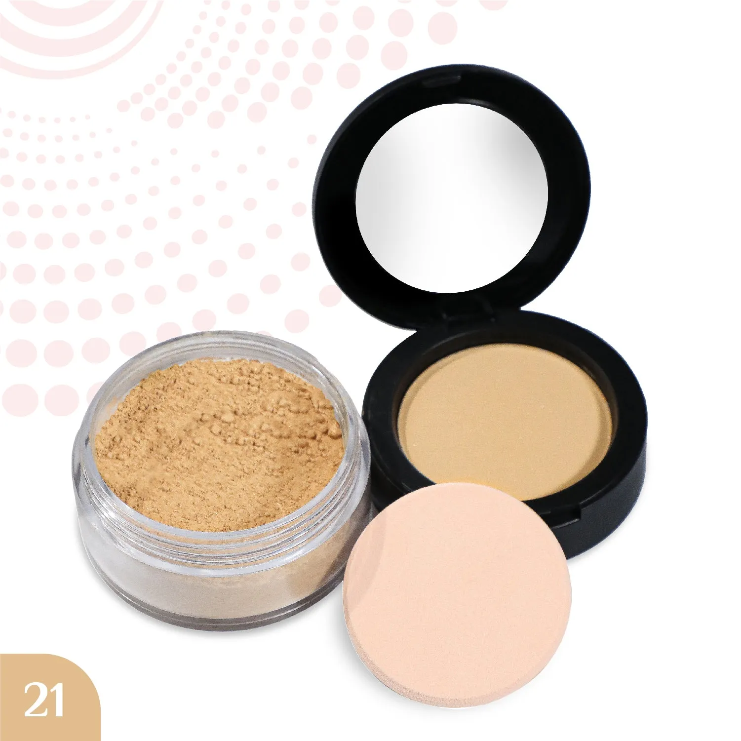 2 in 1 Powder cake & Loose Powder