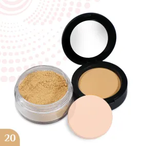 2 in 1 Powder cake & Loose Powder