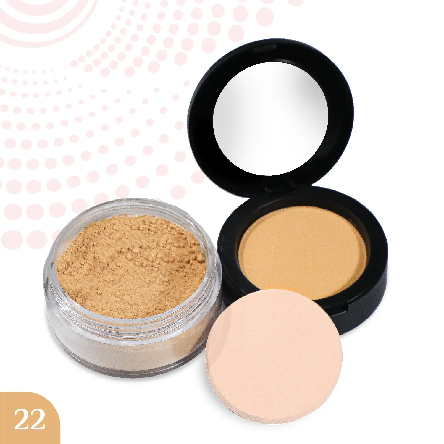 2 in 1 Powder cake & Loose Powder
