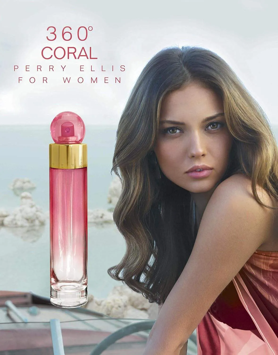 360 Coral by Perry Ellis for Women - 3.4 oz EDP Spray (Tester)