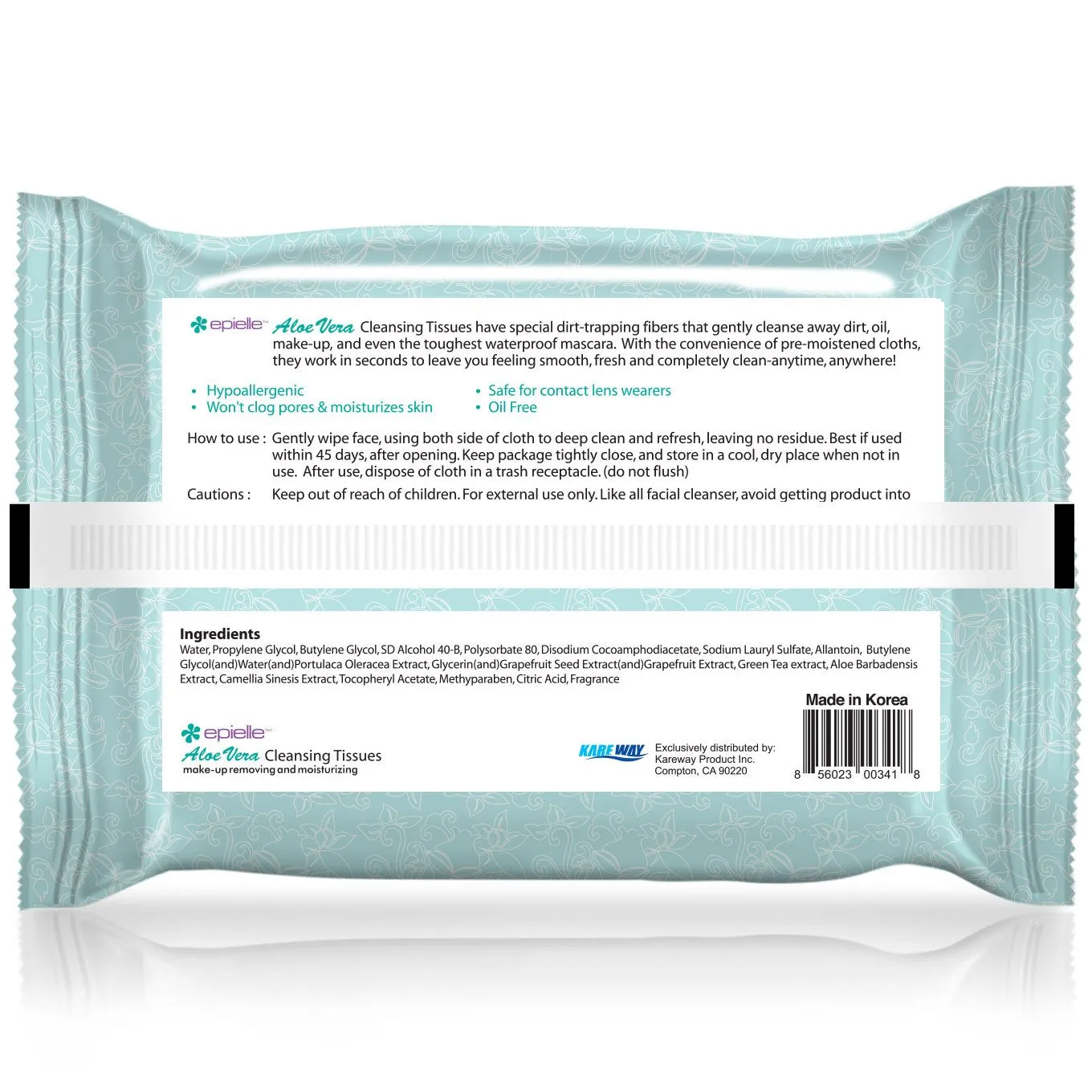 Aloe Vera Facial Cleansing Tissues | 30ct