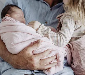 Blush Bamboo Muslin Wrap