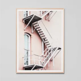 FIRE ESCAPE · FRAMED PRINT