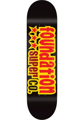 FOUNDATION DECK 3 STAR BLACK (8.13")