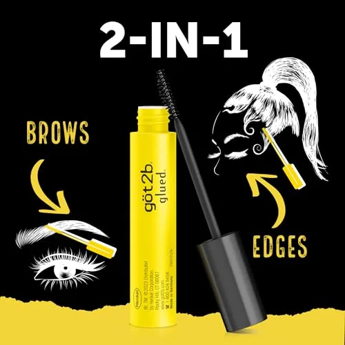 Got2b Glued 2in1 Brows & Edges Gel, 16ml (Pack of 1)