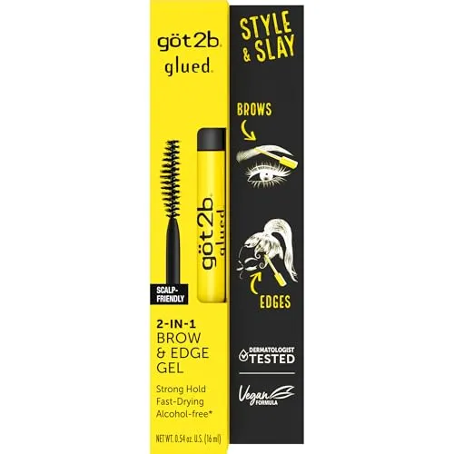 Got2b Glued 2in1 Brows & Edges Gel, 16ml (Pack of 1)