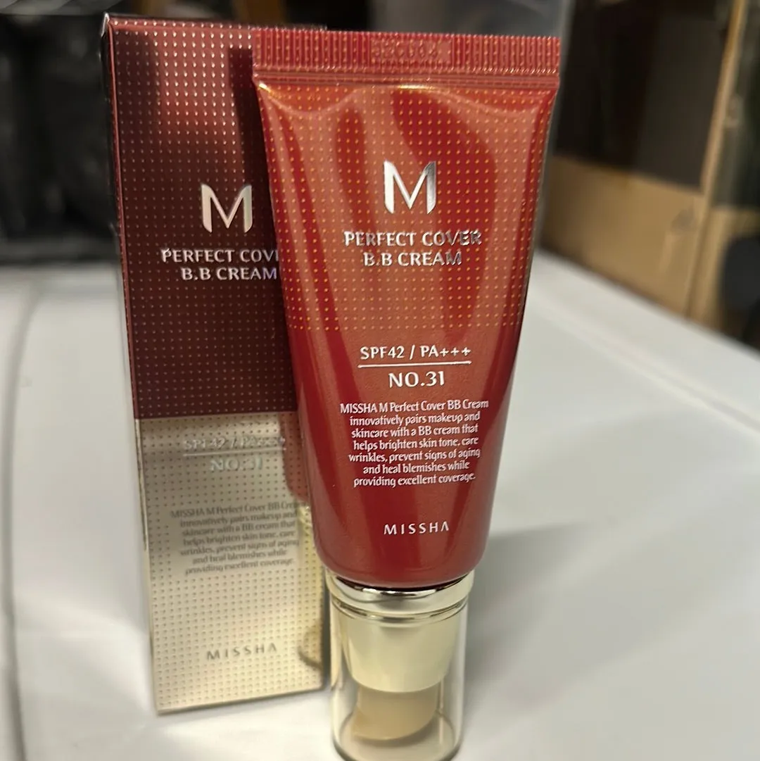 M Perfect Cover BB Cream SPF 42 PA    (31 Golden Beige)