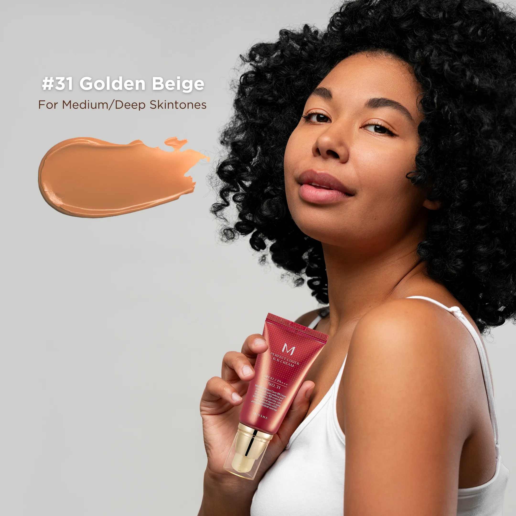 M Perfect Cover BB Cream SPF 42 PA    (31 Golden Beige)