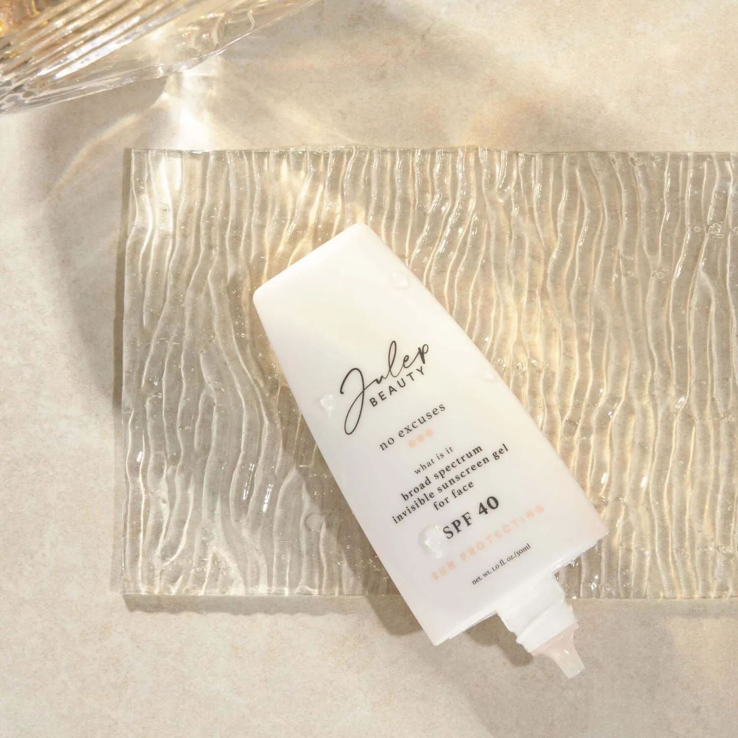 No Excuses Broad Spectrum Invisible Sunscreen Gel For Face SPF 40