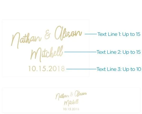 Personalized Lip Balm - Gold Foil (Set of 12)