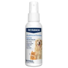 PetArmor Hydrocortisone Spray For Dogs & Cats (4oz)