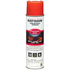 Rust-Oleum® System Water-Based Precision Line Marking Paint Fluorescent Red (17 Oz, Fluorescent Red)